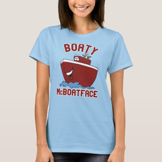 Boaty McBoatface T-shirt (Voorkant)