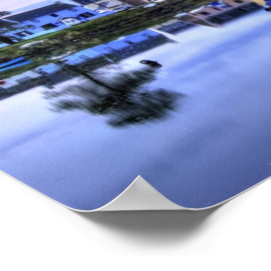 Boatyard Reflections Poster (Hoek)