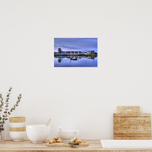 Boatyard Reflections Poster (Keuken)