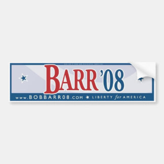 Bob Barr 08 Bumpersticker