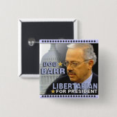 Bob Barr Square Button (Voorkant /achterkant)