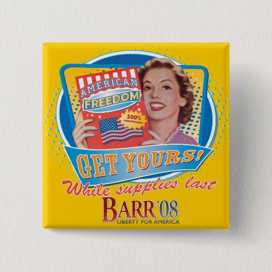 Bob Barr voor President Button (Voorkant)