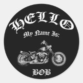 Bob Bobber Ronde Sticker (Voorkant)
