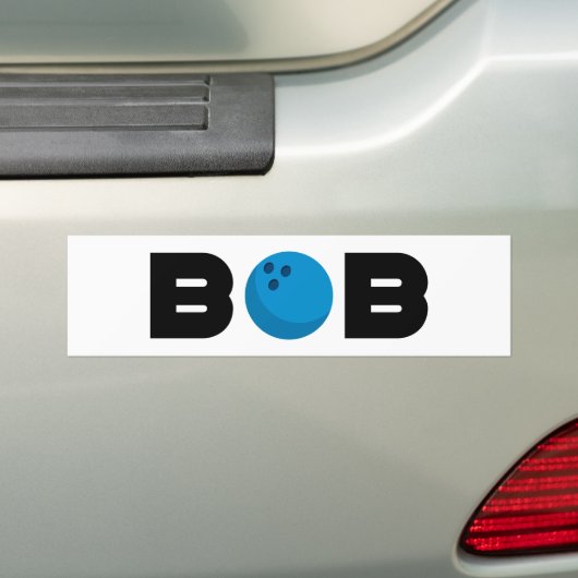 Bob bowling bumpersticker (Op auto)