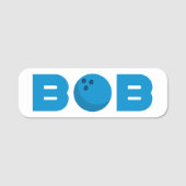 Bob bowling naamplaatje (Voorkant)