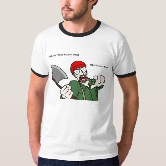 Bob Chandler Lumberjack Ringer T-shirt (Voorkant)