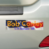 Bob Conley voor de US Senaat 2008 Bumpersticker (Op auto)
