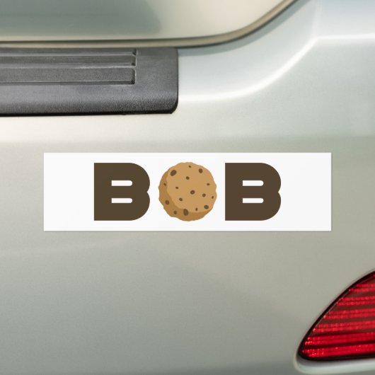 Bob cookie bumper sticker (Op auto)