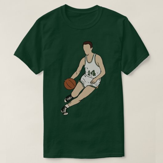 Bob Cousy Dribbling T-shirt (Design voorkant)