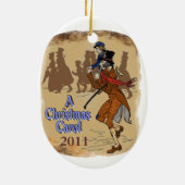 Bob Crachit en Tiny Tim Keramisch Ornament (Achterkant)