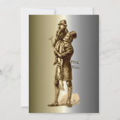 Bob Cratchit en Tiny Tim KerstCarol Feestdagenkaart (Voorkant)