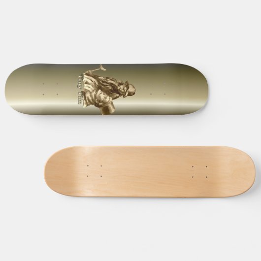 Bob Cratchit en Tiny Tim KerstCarol Skateboard (Horizontaal)