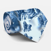 Bob Cratchit en Tiny Tim KerstCarol Stropdas (Opgerold)