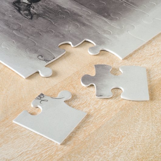 Bob Cratchit en Tiny Tim uit 'Charles Dickens: Legpuzzel (Zijkant)