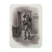 Bob Cratchit en Tiny Tim uit 'Charles Dickens: Magneet (Verticaal)