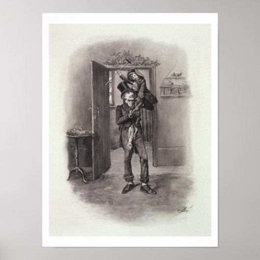Bob Cratchit en Tiny Tim uit 'Charles Dickens: Poster (Voorkant)