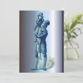 Bob Cratchit houdt Tiny Tim KerstCarol vast Feestdagenkaart (Staand voorkant)