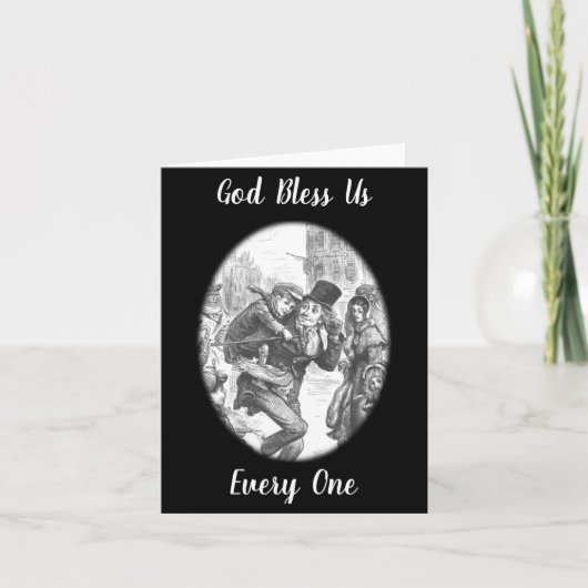 Bob Cratchit Tiny Tim A Christmas Carol  Kaart (Voorkant)