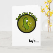 Bob de Augurk Kaart (Gele Bloem)