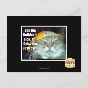 Bob de Bouwer is ziek Briefkaart