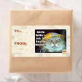 Bob de Bouwer is ziek Etiket (Insitu)