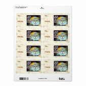 Bob de Bouwer is ziek Etiket (Full Sheet)