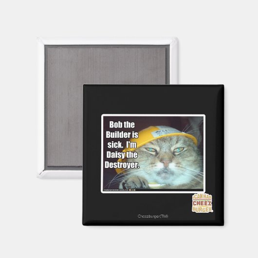 Bob de Bouwer is ziek Magneet (Voorkant / Achterkant)