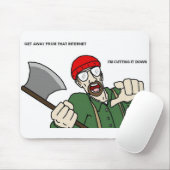 bob de lumberjack chandler mousemat muismat (Met muis)