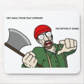 bob de lumberjack chandler mousemat muismat (Voorkant)