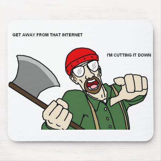 bob de lumberjack chandler mousemat muismat (Voorkant)