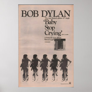 BOB DYLAN Poster 1978 origineel NME - en The Band