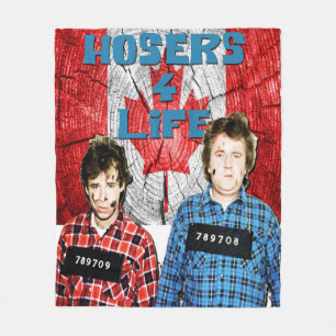 Bob en Doug McKenzie - Hosers 4 Life Fleece Deken
