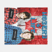 Bob en Doug McKenzie - Hosers 4 Life Fleece Deken (Voorkant (Horizontaal))