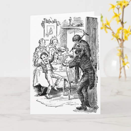 Bob en Tiny Tim Kaart (Gele Bloem)