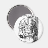 Bob en Tiny Tim Magneet (Voorkant / Achterkant)