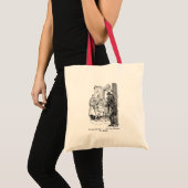 Bob en Tiny Tim (met tekst) Tote Bag (Voorkant (product))