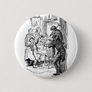 Bob en Tiny Tim Ronde Button 5,7 Cm