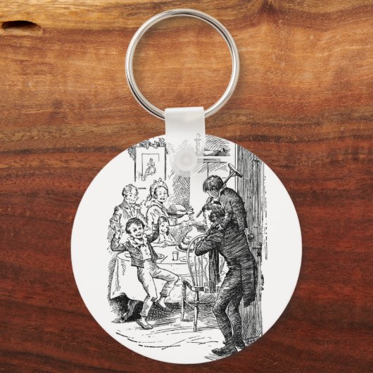 Bob en Tiny Tim Sleutelhanger (Voorkant)