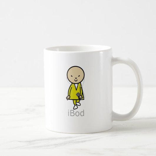 Bob here come Bod iBod IPod Koffiemok (Rechts)