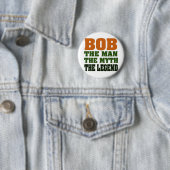 Bob - het Man, de Myth, de Legende Ronde Button 5,7 Cm (In situ)
