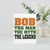 Bob - het Man, de mythe, de legende Briefkaart (Staand voorkant)