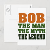 Bob - het Man, de mythe, de legende Briefkaart (Voorkant / Achterkant)