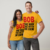 Bob het man De mythe van de legende T-shirt (Unisex)