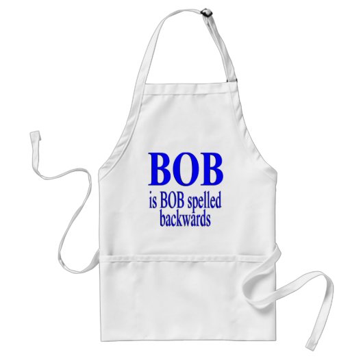 Bob is achteruit Bob Standaard Schort (Voorkant)