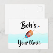 Bob is je oom briefkaart (Voorkant / Achterkant)