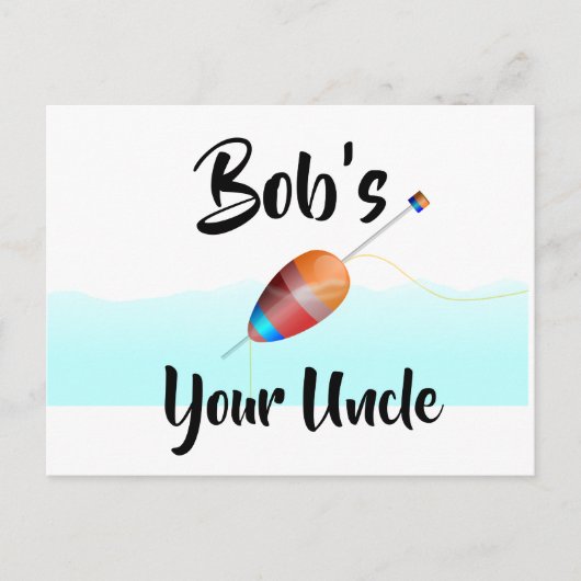 Bob is je oom briefkaart (Voorkant)