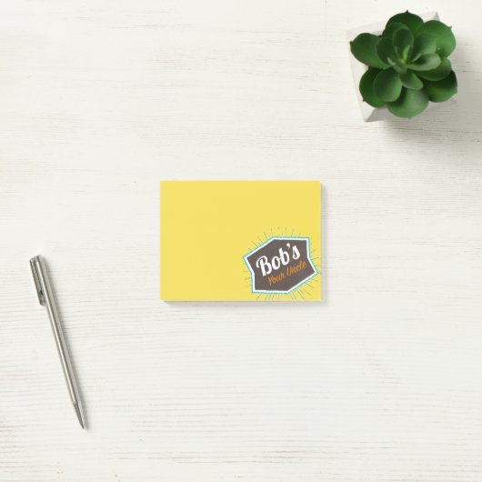 Bob is je oom Funny Man genaamd Bob Post-it® Notes (Kantoor)