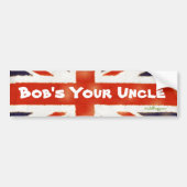 Bob is je oom  Union Jack Bumpersticker (Voorkant)