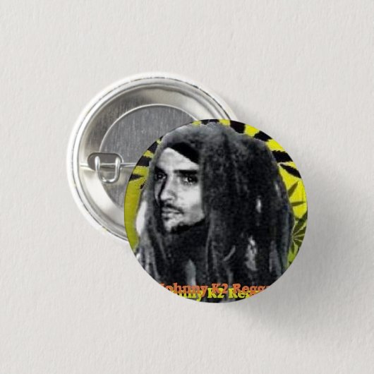 Bob Johnny Ronde Button 3,2 cm (Voorkant /achterkant)