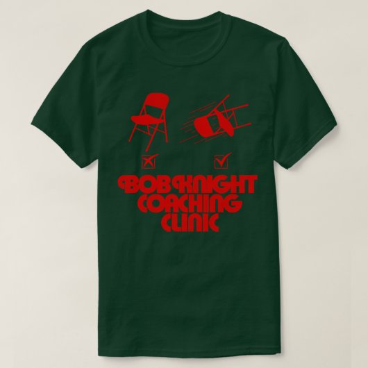 Bob Knight Coaching Clinic T-shirt (Design voorkant)